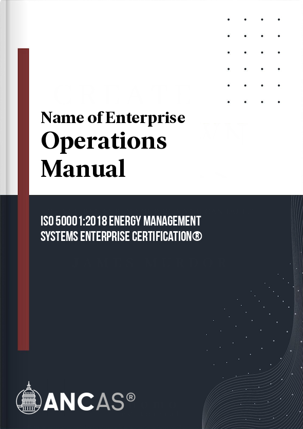 ISO 50001:2018 Energy Management Systems Operations Manual